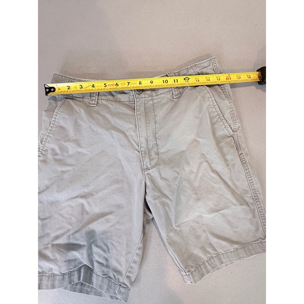 Old Navy Lived-In Straight Khaki Chino Shorts Tan Mens 30 - Picture 2 of 6